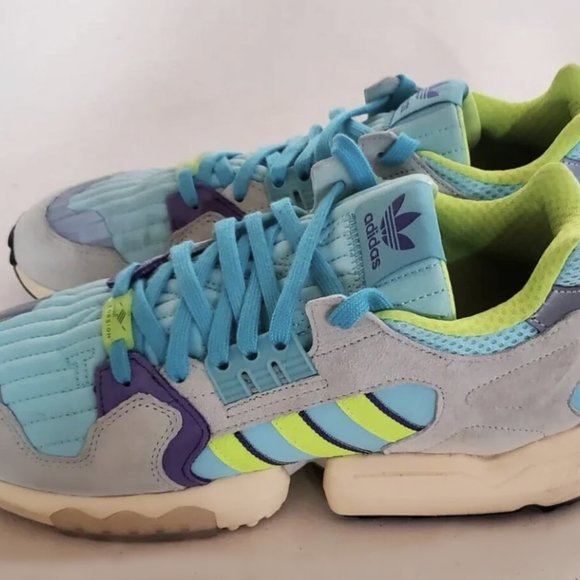 Adidas Originals ZX Torsion Clear Aqua Men Shoes 10 - Picture 3 of 4